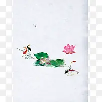 浅色纹理中国风背景素材