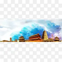 印象韩国旅游海报banner