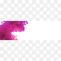 紫红色烟雾特效背景banner