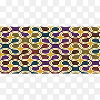 彩色形状底纹banner