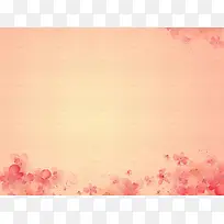 粉色梦幻手绘花朵情人节美妆婚庆背景素材