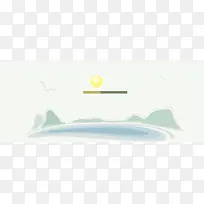中国风简约海报背景
