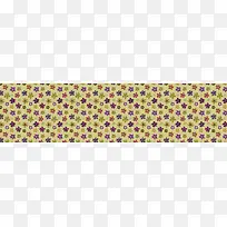 清新小花朵背景banner