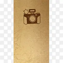 褐色纹理相机背景素材