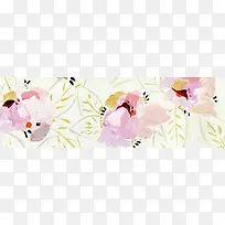 花朵简约纹理质感图