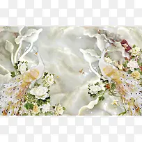浪漫花卉背景素材