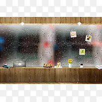 创意玻璃壁纸背景素材图