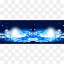 璀璨星光光点背景banner