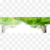 梦幻清新手绘卡通背景