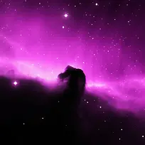 唯美紫色星空背景