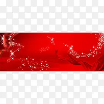 红色丝带喜庆背景图