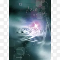 光源字母科技背景