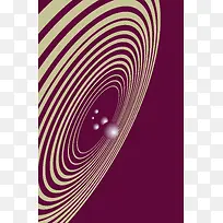 紫色星轨背景元素