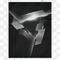 金属科技商务海报背景素材