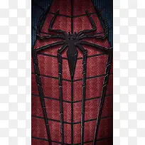 黑红纹理质感蜘蛛H5背景