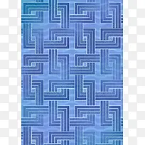 蓝色折线纹理背景素材