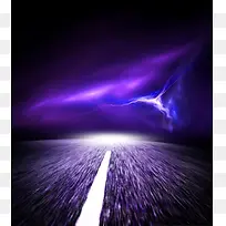 紫色极速汽车广告海报背景素材