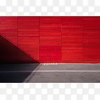 街头红色墙面背景