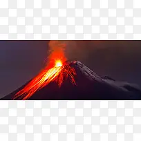 火山背景
