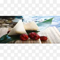 端午节粽子与红枣图片