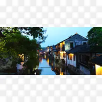 江南风景海报banner
