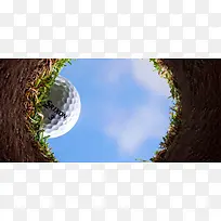 高尔夫球背景图