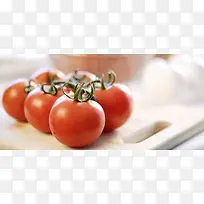 新鲜西红柿番茄背景