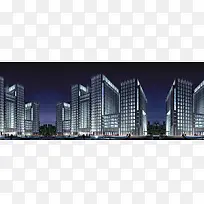 都市城市建筑海报背景