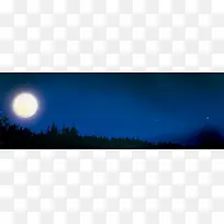 夜色深邃月光背景