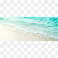 夏威夷海滩小清新背景