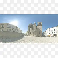 欧美街景背景