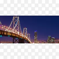 城市夜景图
