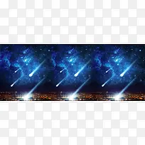 星空流星海报