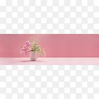 花朵盆栽背景
