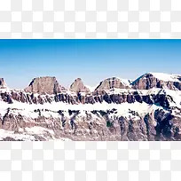 雪山山体素材背景