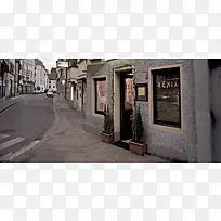 街头背景图