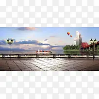 房地产海报设计banner