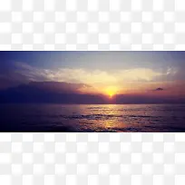 落日风景自然大气摄影背景