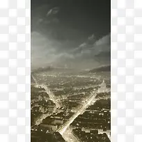 都市景观H5背景
