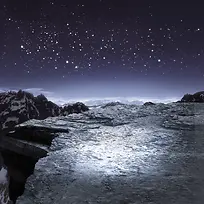 唯美星空大气背景图