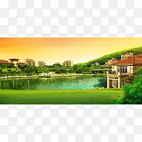 韩式自然背景
