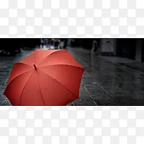 红伞背景图