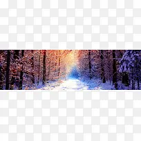 冬季唯美雪景