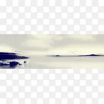 天湖背景