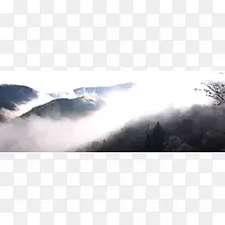 中国风群山风格背景