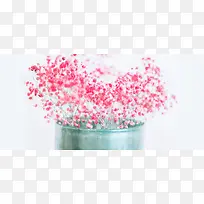 日系清新文艺淡色花朵背景