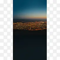 风景深色高清H5背景