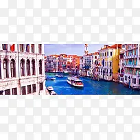 威尼斯水城摄影背景