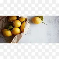柠檬背景图