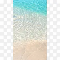 唯美海岛风景手机H5背景